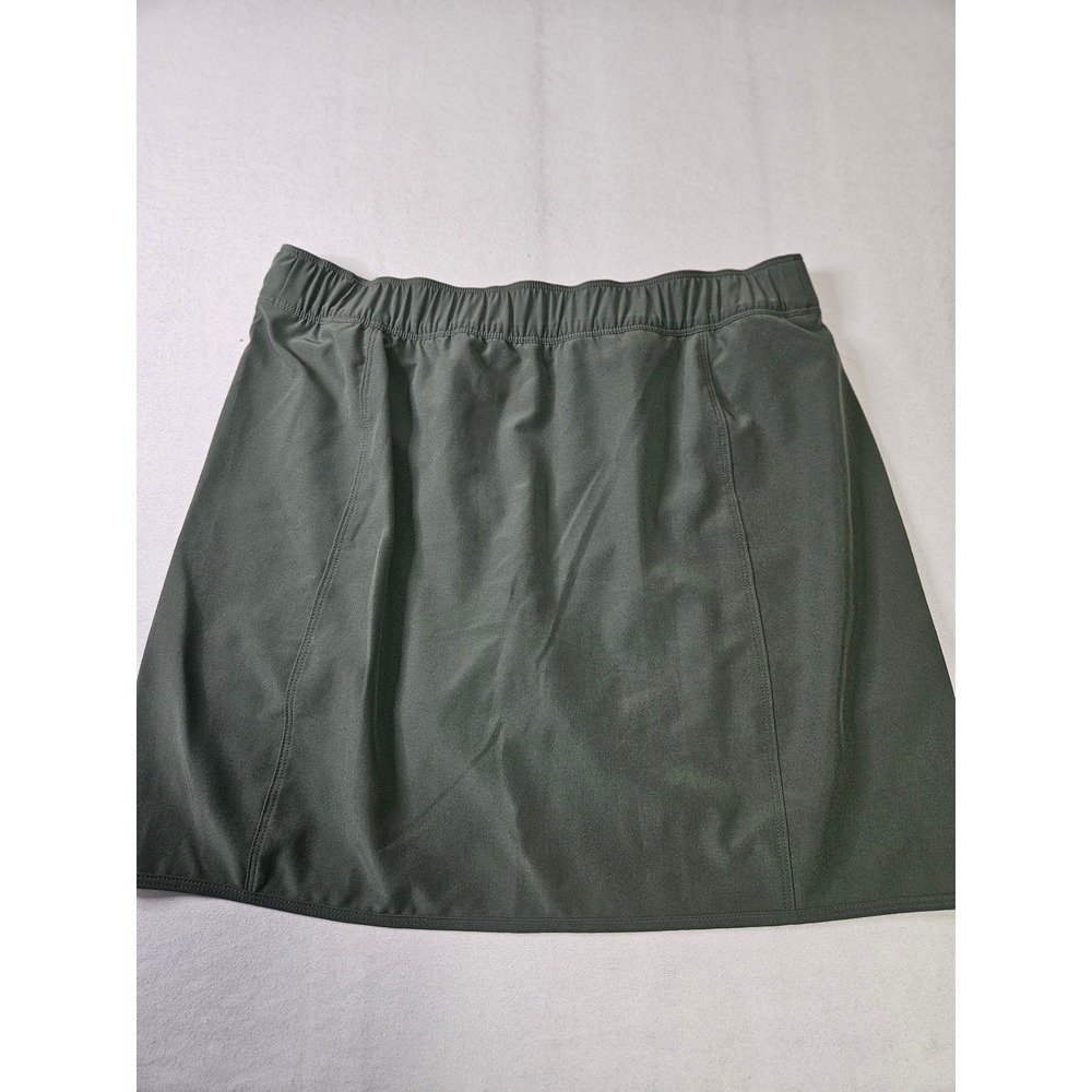 Patagonia Fleetwith Skort Womens Medium Green Hiking Active Wrap Skirt 58635 - Picture 2 of 9
